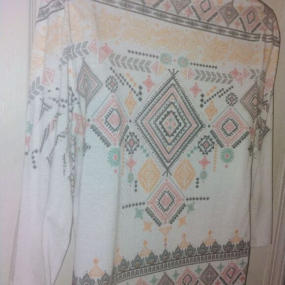 DNA Couture White and Pink Blouse Elegant Top - Picture 10 of 14